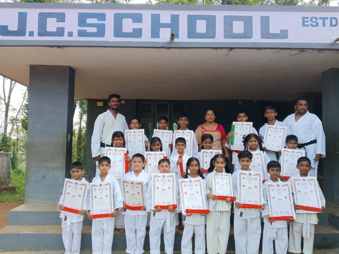 JC School karate winners
